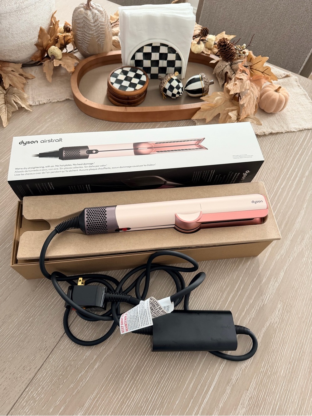 Dyson Airstrait Hair Straightener - Pink/Champagne